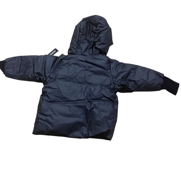 Nununu Waxed Down Jacket in Black - Picture 5 of 5